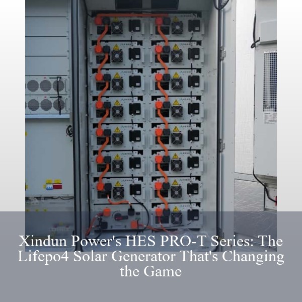 Xindun Power's HES PRO-T Series: The Lifepo4 Solar Generator That's Changing the Game